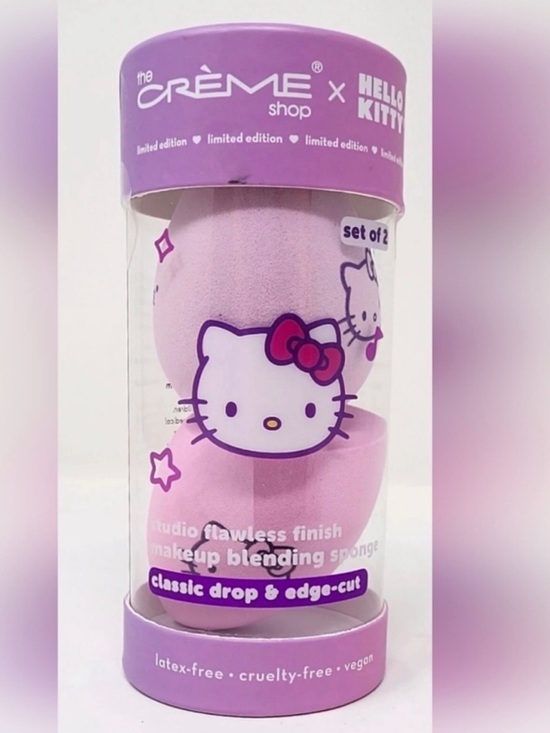 The Creme Shop Other - The Crème Shop x Hello Kitty Makeup Blending Sponge Duo Beauty Blender Set 2 pcs